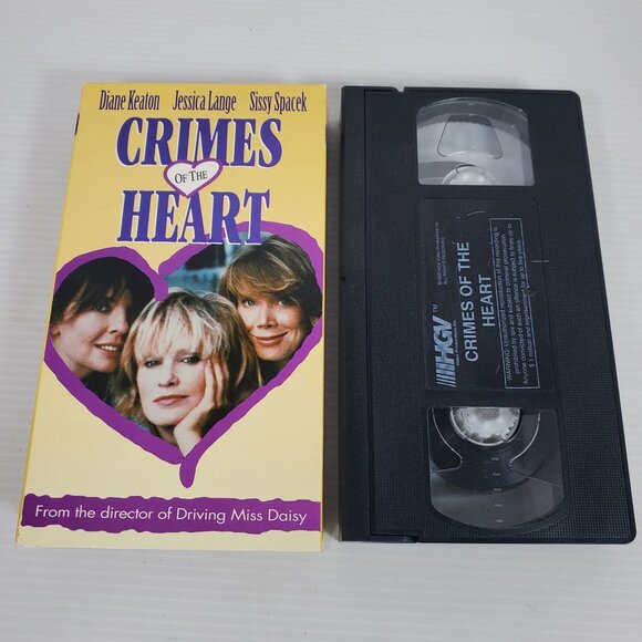 Crimes of the Heart VHS 1996 Diane Keaton Jessica Lange Sissy Spacek Classic - Picture 7 of 7